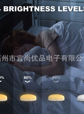 亚马逊热销带小夜灯震动数字闹钟LED镜子镜面电子钟镜像钟