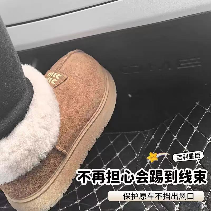 适用于吉利星愿副驾驶防踢板改装件车内仪表下防踢垫用品配件 - 图2