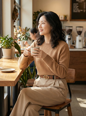 双面真皮腰带女搭羽绒服毛衣大衣
