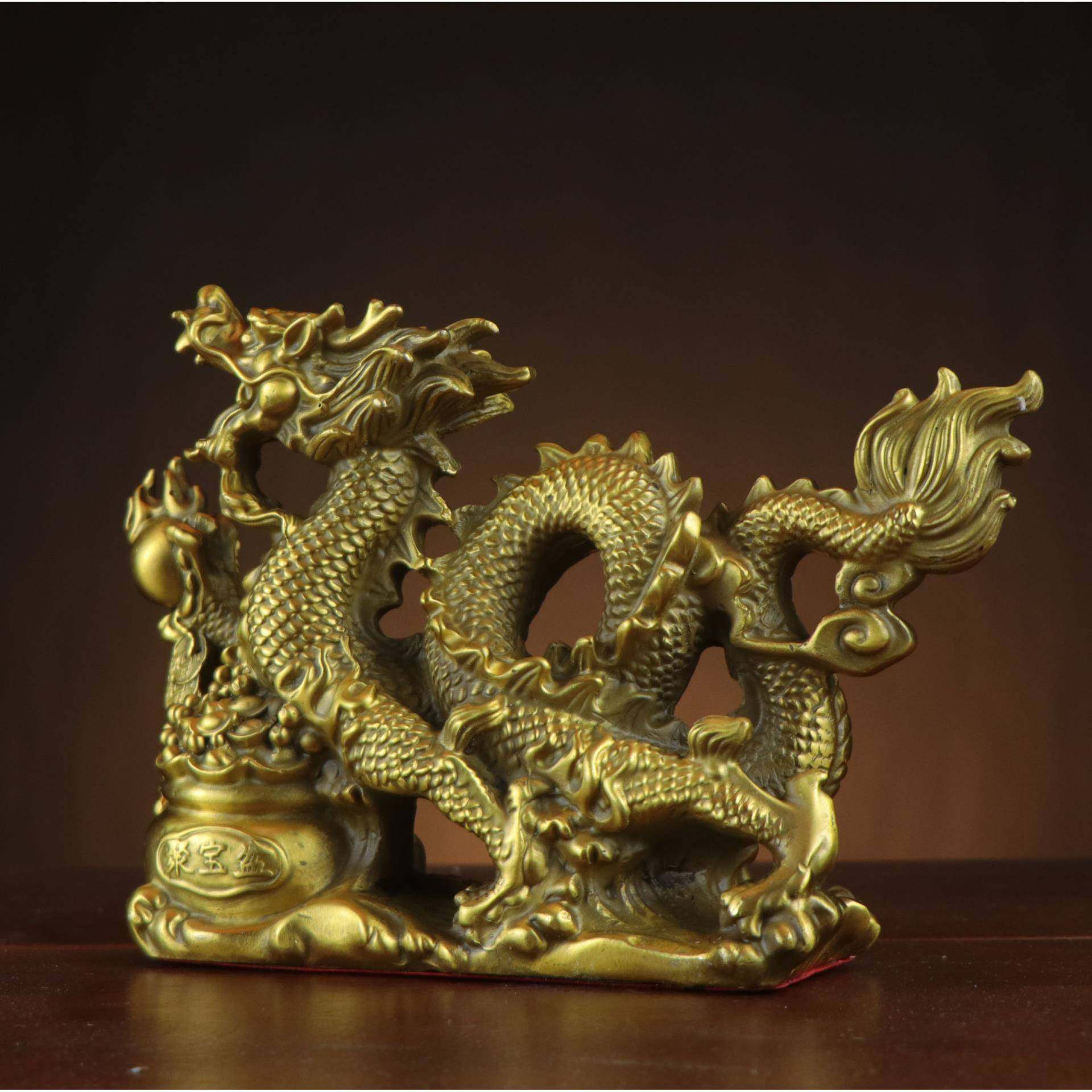杨铜记家居办公室铜摆件铜龙铜聚宝盆龙,淘宝优惠券,粉丝福利购,淘宝优惠卷