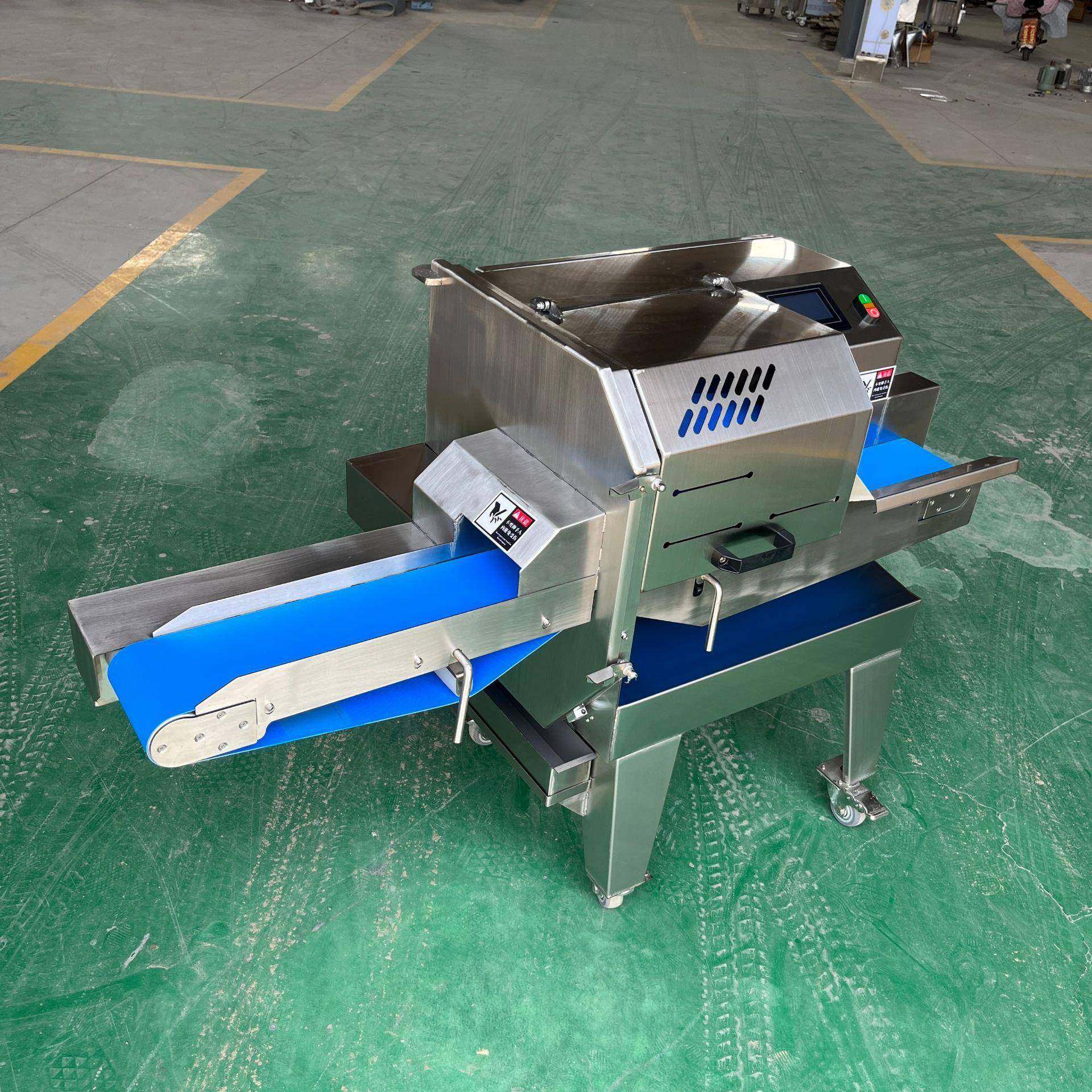 全自动熟肉切片机数控熟五花肉酱牛肉分段机商用火腿肠分片机,淘宝优惠券,粉丝福利购,淘宝优惠卷