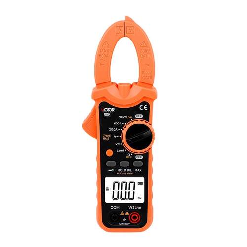胜利数字钳形表VC606+/VC606A+/VC606C+交直流钳形万用表电流表 - 图3