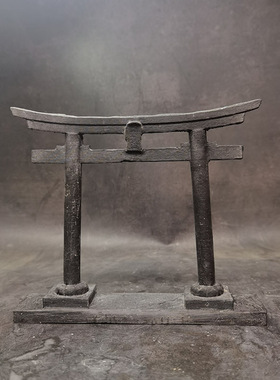 冬官手作 鱼缸j造景家居摆件布景微景观建筑复古日式日风 明神鸟