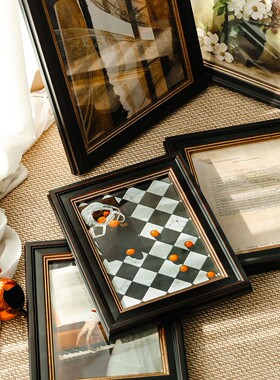 复古装饰画摆件高级感小众艺术摆台卧室客厅桌面小物件家居装饰品