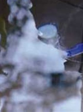 庭院陶罐流水器陶瓷鱼缸循环过滤增氧竹子搭配水池石槽Z造景摆件