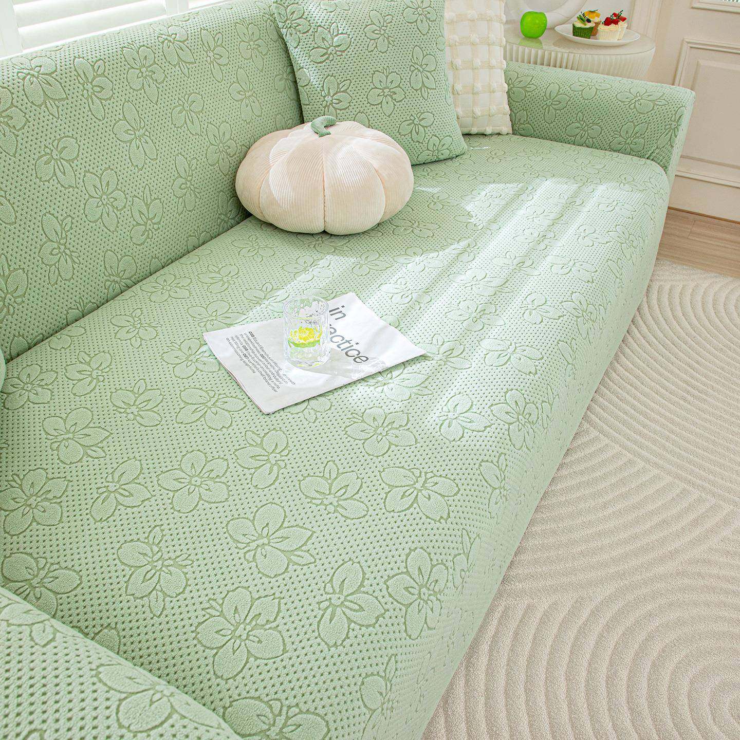 沙发毯保护罩网红防尘加厚弹力沙发罩爆款新款2025新款山茶沙发套,淘宝优惠券,粉丝福利购,淘宝优惠卷