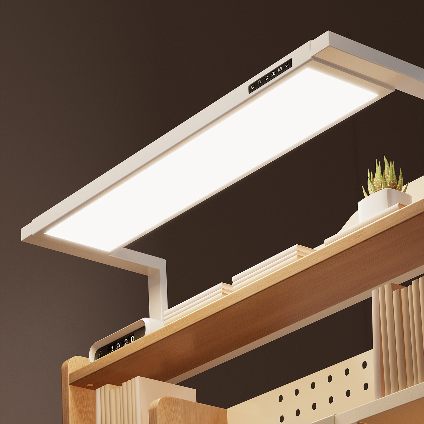 Children's study table with light and table for home use