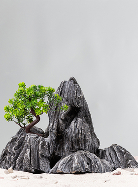 创意造景配件假山石家用微景观绿植园艺装饰生态小石头个性化摆件