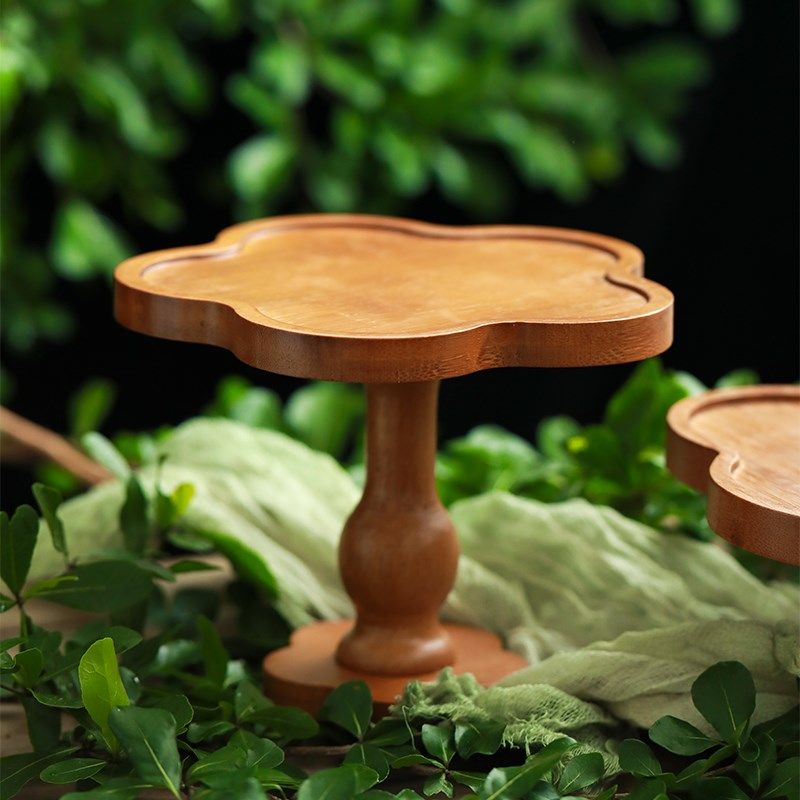 复古竹木首饰收纳架托盘家用卧室玄关钥匙香薰置物桌面装饰展示架,淘宝优惠券,粉丝福利购,淘宝优惠卷