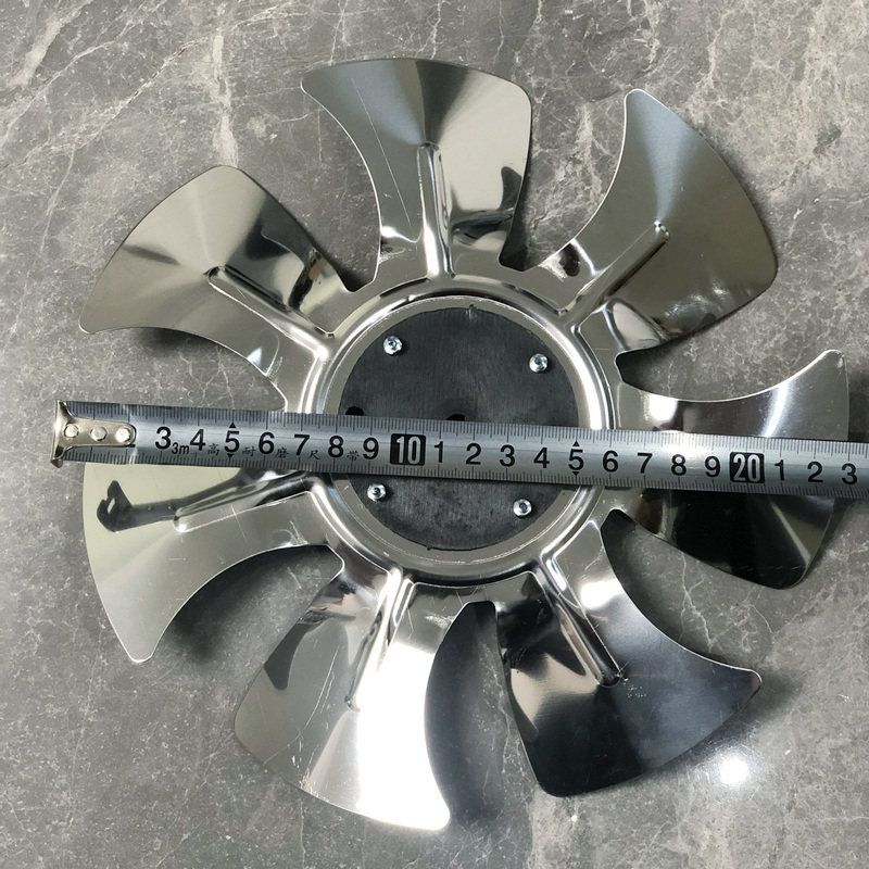 排气扇不锈钢扇叶风叶换气扇7叶轴流风机扇叶D孔叶片配件通用铁叶,淘宝优惠券,粉丝福利购,淘宝优惠卷