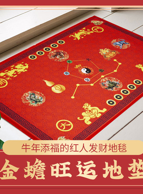 灵机生活馆金蟾入k户门地毯门垫进门家用厨房浴室门口防水防滑