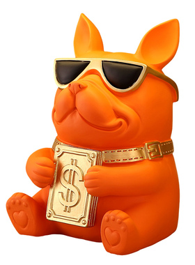 手上有钱法斗纸巾盒客厅现代轻奢个F性狗卫生纸盒家用茶几上摆件