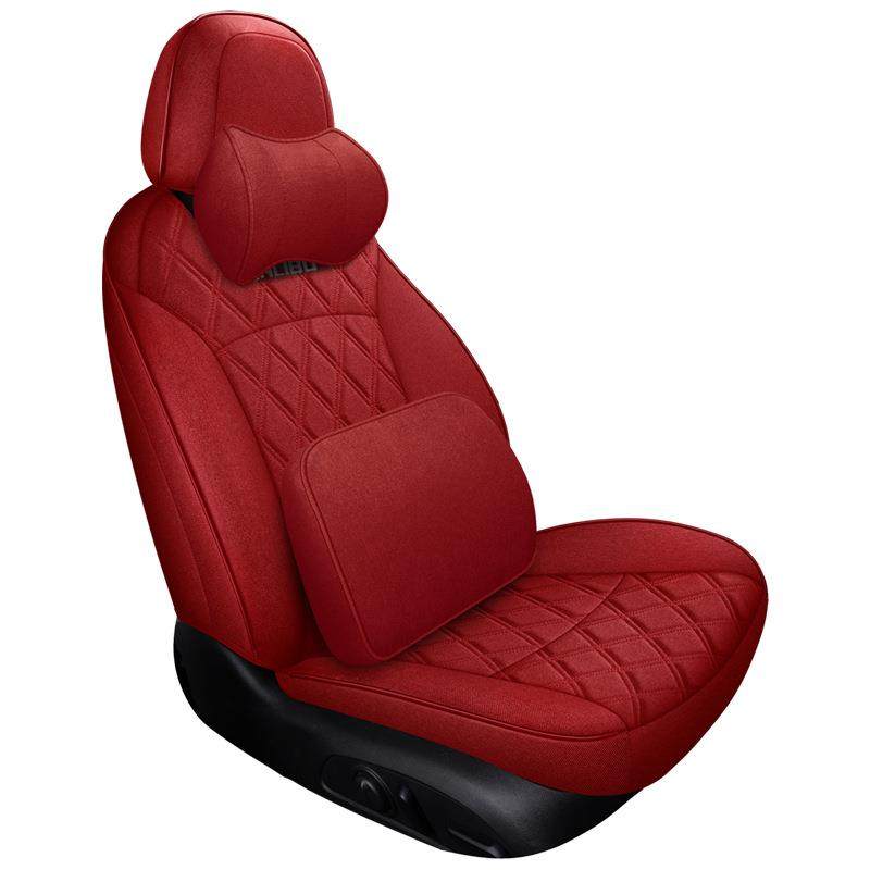 五座带标适用于丰田凯美瑞系列汽车坐垫春夏秋冬淳亚麻全包座椅套,淘宝优惠券,粉丝福利购,淘宝优惠卷