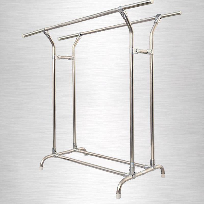 移动伸缩晾衣架不锈钢阳台挂衣架室外晒衣架置地双杆落地凉晾石力,淘宝优惠券,粉丝福利购,淘宝优惠卷