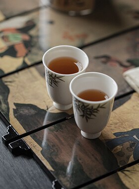 中古风书房桌面小屏术摆礼复古创意侘寂风件品古典漆器艺风工艺品