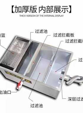 油水分离器不锈钢隔油池厨房餐饮环保商用家用污水处理滤油器
