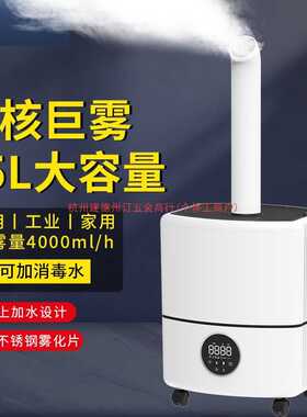 大雾量加湿器工业商用超市蔬菜水果保鲜菜品喷雾餐车接管纺织车间