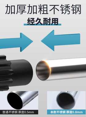 不锈钢小吊扇落地式支架微风扇床上固定架子床头支撑挂杆伸缩