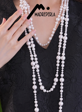 西班牙玛贝拉珍珠项链女高级轻奢