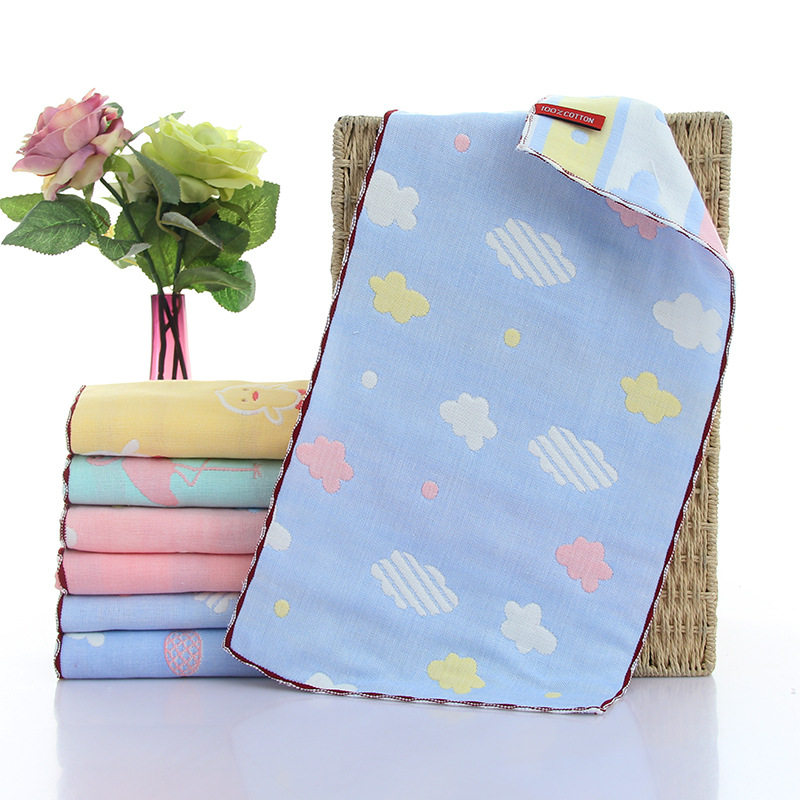 25*50cm纯棉童巾纯棉提花6六层纱布儿童毛巾厂家直销婴儿洗脸毛巾,淘宝优惠券,粉丝福利购,淘宝优惠卷
