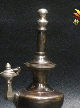 净水瓶全铜青铜供贲巴壶文贲巴壶尼泊尔手工摆件净水壶宝瓶居家