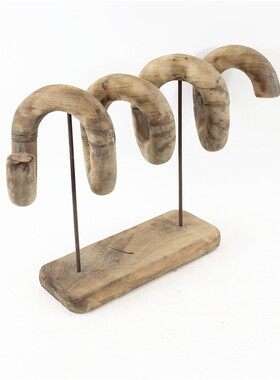 厂家销售手工制作木质工艺品桌面玄关装饰创意抽象造型摆件