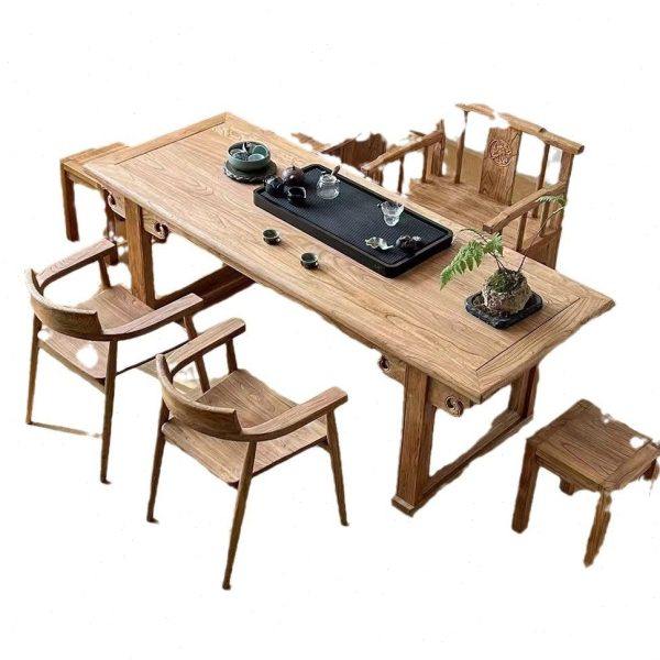 复古做旧老榆木大板桌茶桌茶台实木餐桌长方形公书桌原木吧台桌,淘宝优惠券,粉丝福利购,淘宝优惠卷