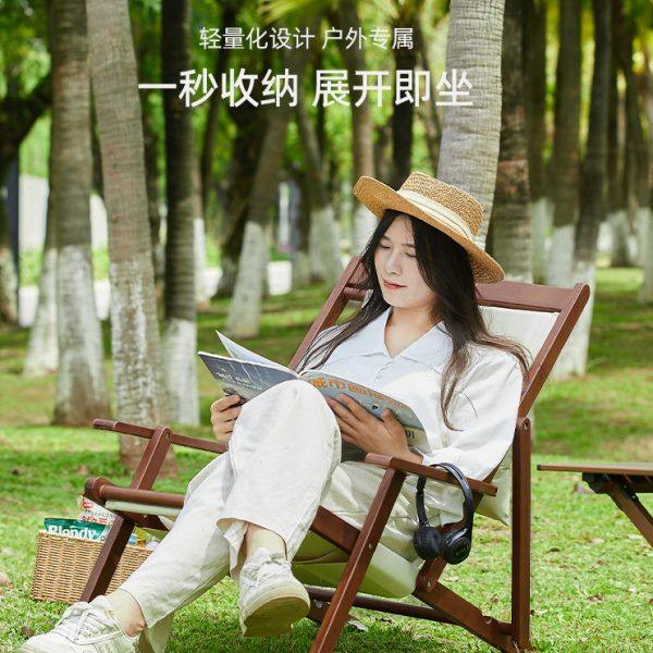 绿朵主卧躺椅折叠式午睡办公室结实耐用高级感阳台懒人多功能椅子,淘宝优惠券,粉丝福利购,淘宝优惠卷