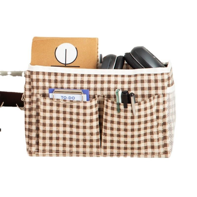 床边挂篮床头置物架收纳大学生宿舍神器女生寝室床U上住校上铺下 - 图3