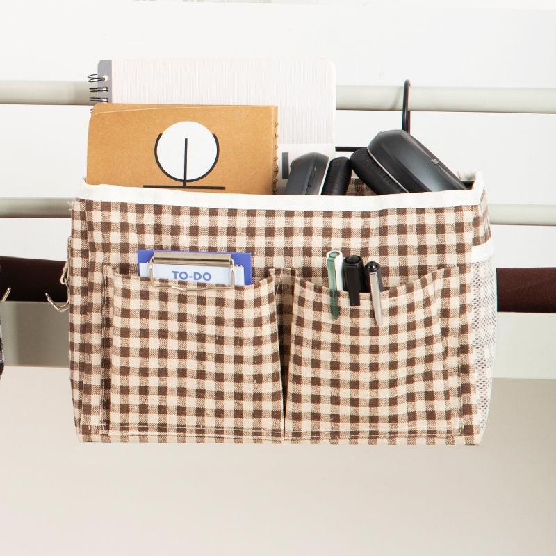 床边挂篮床头置物架收纳大学生宿舍神器女生寝室床U上住校上铺下 - 图2