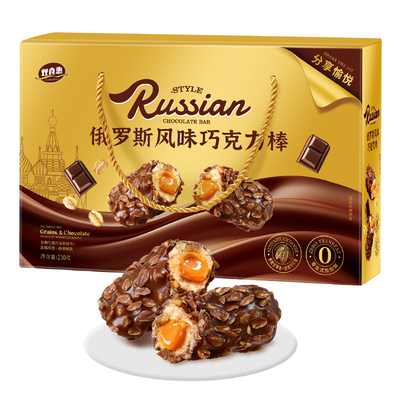 俄罗斯风味巧克力棒春节礼盒