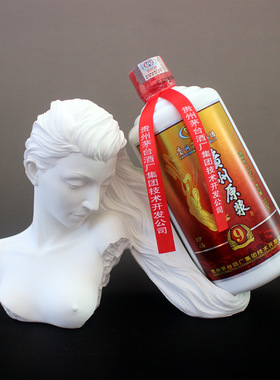 创意美女雕像红酒架现代t简约欧式客厅白色人物艺术品家居装饰摆