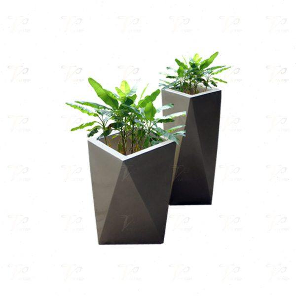 户外玻璃钢菱形花盆组合样板房酒店花器大花箱落地式室内景观摆件,淘宝优惠券,粉丝福利购,淘宝优惠卷