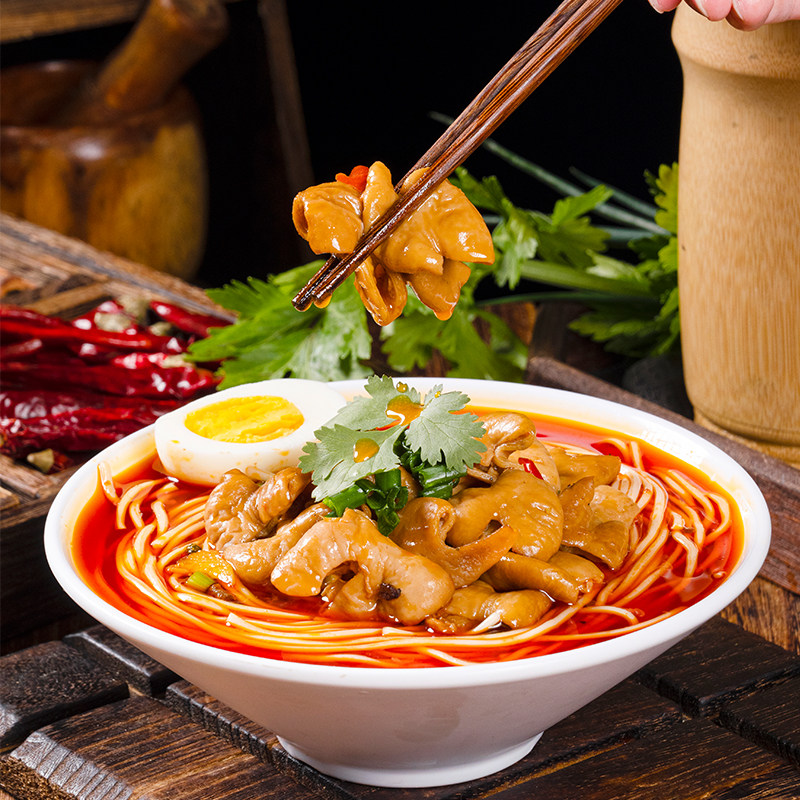 长江号子重庆小面肥肠面381g软糯无异味待煮速食面盒装,淘宝优惠券,粉丝福利购,淘宝优惠卷