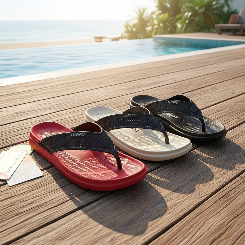 罗敷经典款人字拖防滑耐磨沙滩度假凉拖,淘宝优惠券,粉丝福利购,淘宝优惠卷