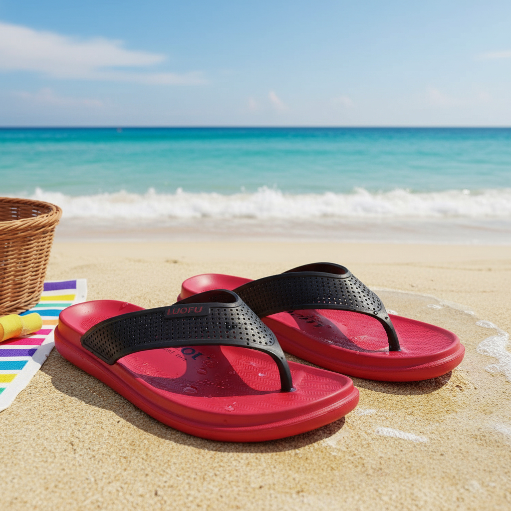 罗敷经典款人字拖防滑耐磨沙滩度假凉拖,淘宝优惠券,粉丝福利购,淘宝优惠卷