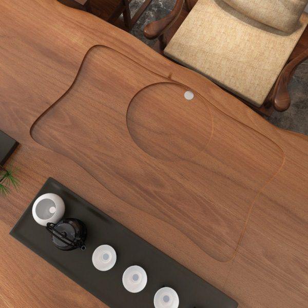 古典中式实木泡茶桌客厅接待禅意茶盘一体茶桌茶台功夫茶桌椅组合,淘宝优惠券,粉丝福利购,淘宝优惠卷