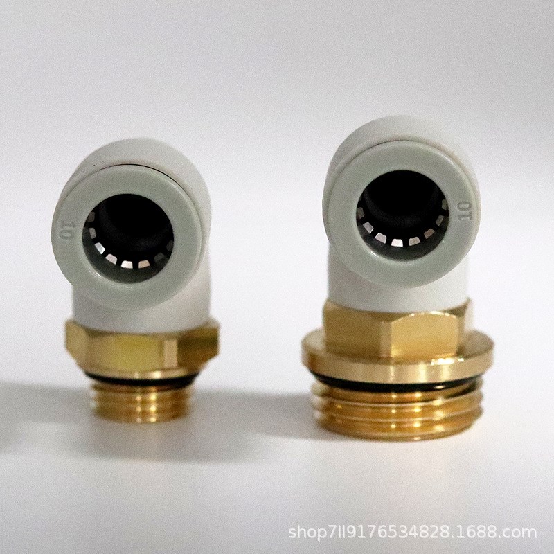 气动气管直角弯头带密封圈 KQ2L04/06/08/10/12-G01/G02/G03/G04 - 图3