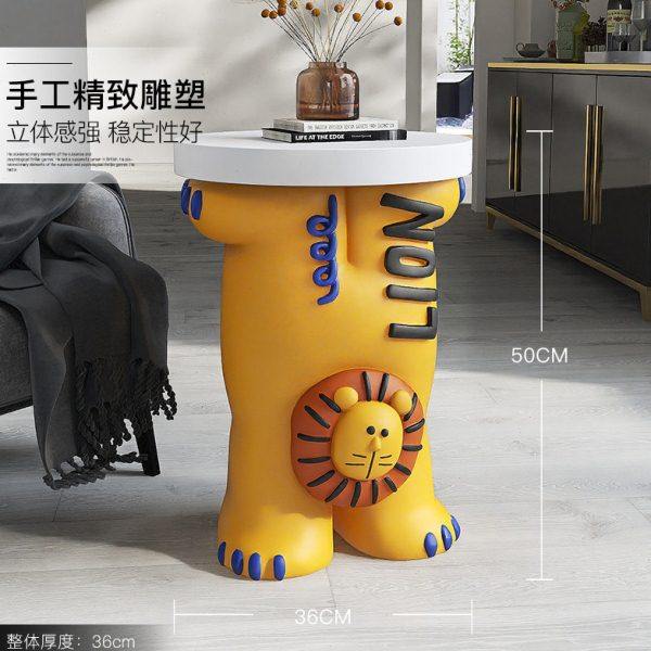 潮玩狮子大型客厅落地摆件家居饰品电视柜旁茶几床头柜乔迁礼物,淘宝优惠券,粉丝福利购,淘宝优惠卷