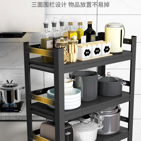 厨房置物架落地多层微波炉烤箱收纳架多功能放锅架家用货架储物架,淘宝优惠券,粉丝福利购,淘宝优惠卷