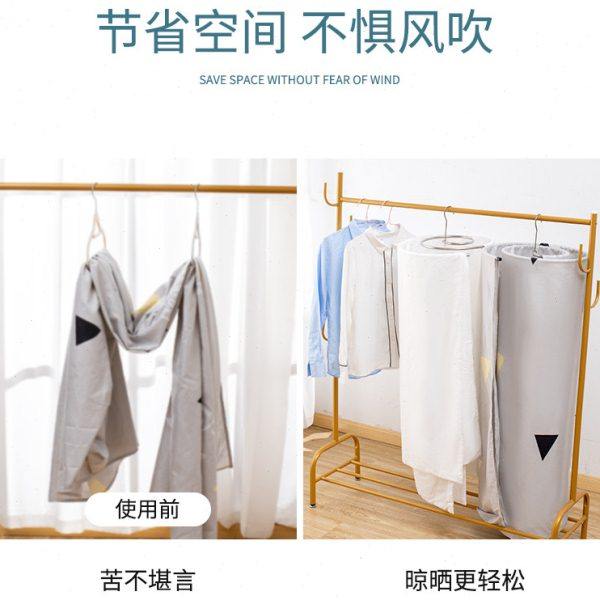 晒被子神器不锈钢螺旋晾衣架家用大衣架宿舍多功能折叠床单凉衣架,淘宝优惠券,粉丝福利购,淘宝优惠卷