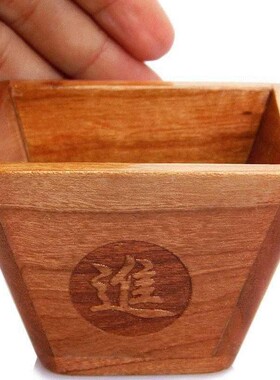 开木升子米斗日进斗金聚财家居装饰结婚桃业礼品摆铺招财店件