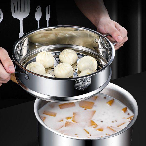 蒸屉家用304不锈钢蒸笼蒸锅篦子蒸格蒸馒头神器加高蒸隔层蒸架托,淘宝优惠券,粉丝福利购,淘宝优惠卷