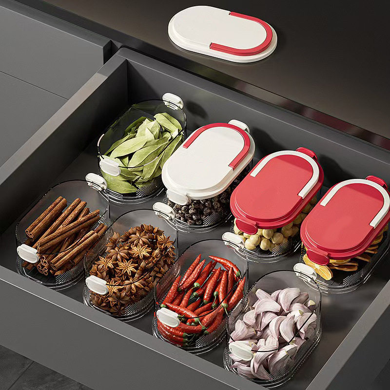 【下单立减50】升级版加大加厚香料收纳盒家用保鲜调料盒防潮_ZY,淘宝优惠券,粉丝福利购,淘宝优惠卷