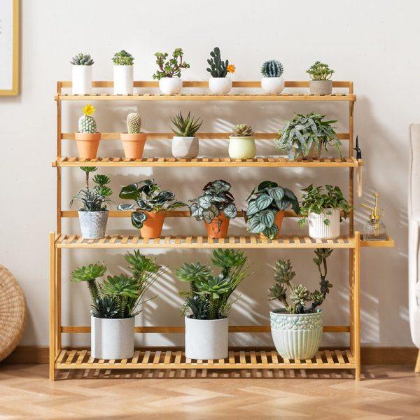 阳台置物架花架子客厅落地式装饰布置多肉花盆植物架吊兰多层花架,淘宝优惠券,粉丝福利购,淘宝优惠卷