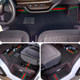 Jiangling E Fushun floor mats are fully surrounded by Ford new energy electric vehicle e Fushun front row driver and passenger floor mats.