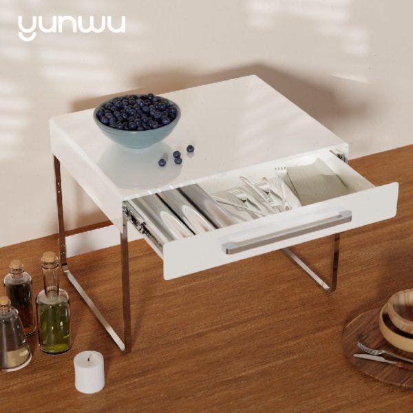 云物生活厨房微波炉置物架电饭煲 支架桌面收纳抽屉式烤箱架子,淘宝优惠券,粉丝福利购,淘宝优惠卷