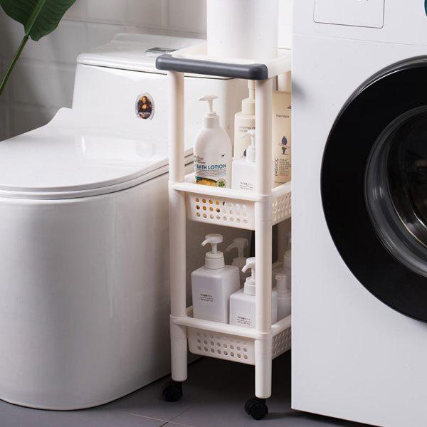 茶花厨房置物架落地家用婴儿可移动小手推车带轮书架客厅收纳架子,淘宝优惠券,粉丝福利购,淘宝优惠卷