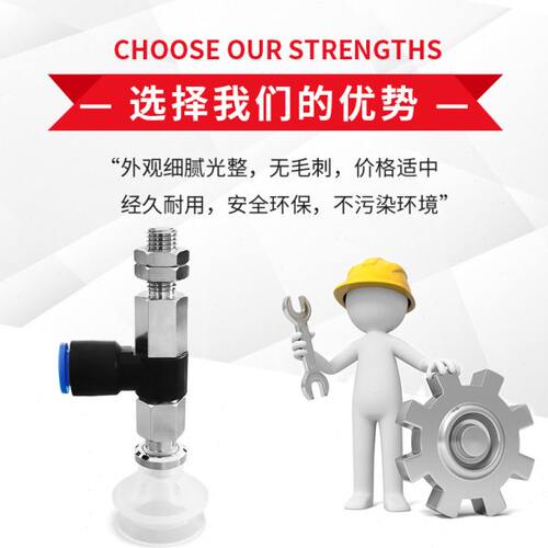 ZPR40BN-08-A6  ZPR40BS-08-A6气动真空吸盘ZPR40BGS/BGN-08-A6 - 图0