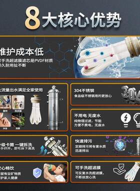 免拆管农村全屋净水器304